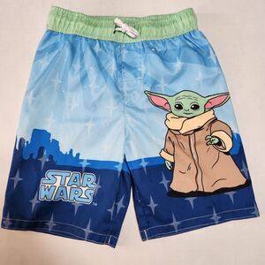 Star Wars Childs Swimwear Blue Sm.